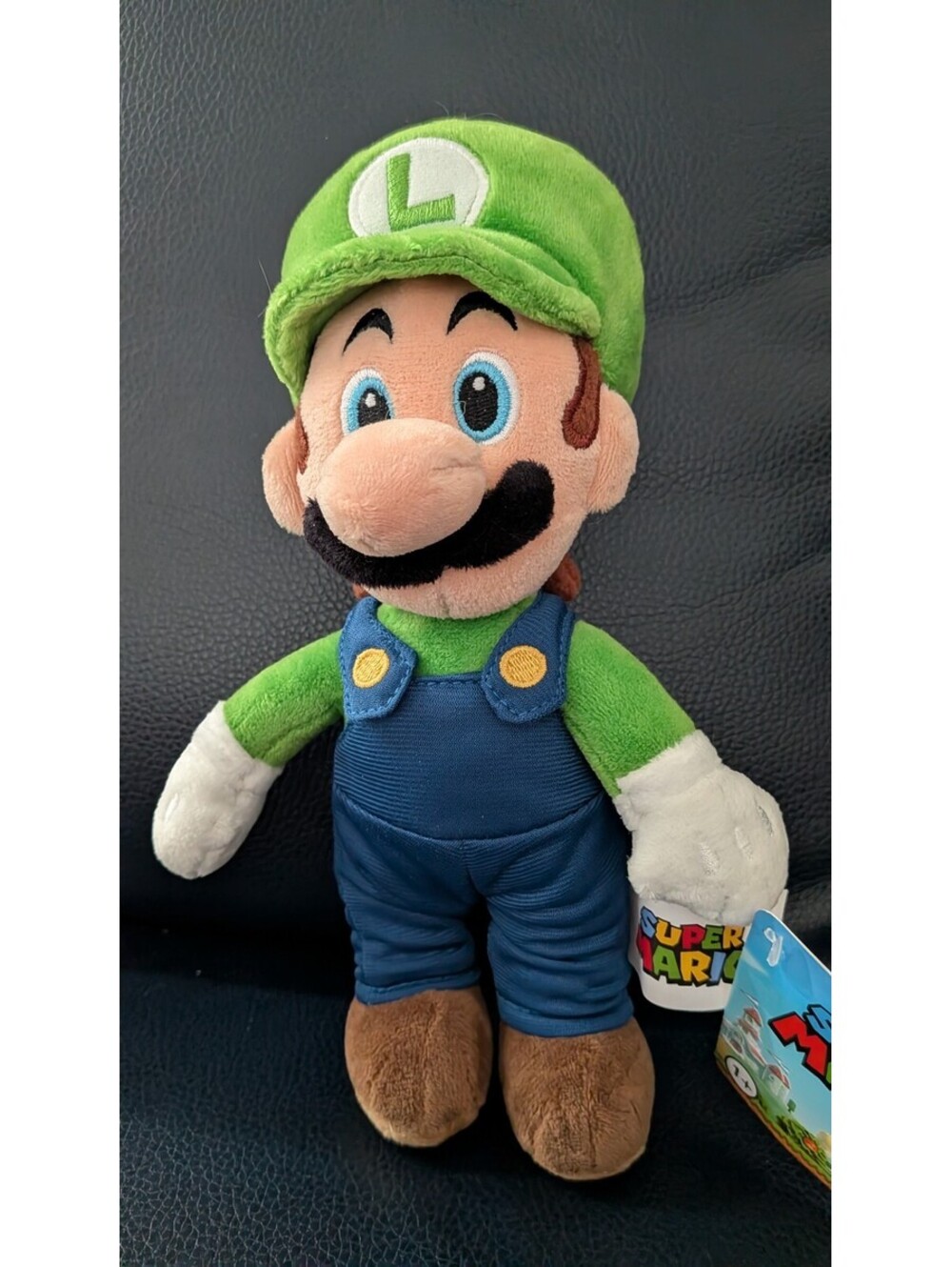 Super Mario Luigi Plush Nintendo Green Hat Blue Overalls NWT Stuffed Character